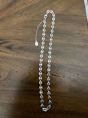 LOFT Silver Link Chain Necklace